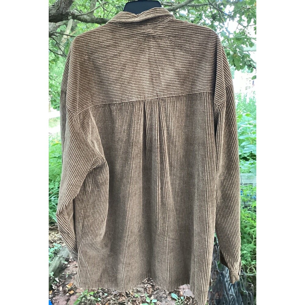 Breezin Vintage Corduroy Sport Jacket Oversized Shirt Button Up XXL With Tags - Picture 5 of 10